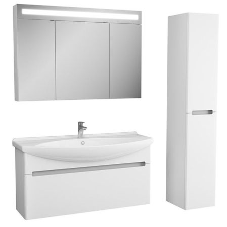 Тумба под раковину Owl 1975 Lagerta 105 OW08.04.00 подвесная Белая, артикул OW08.04.00