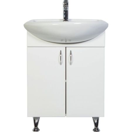 Тумба с раковиной Orange Роса Ro-60TUW Белая
