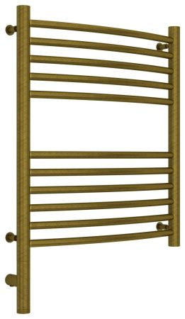 Полотенцесушитель электрический "БОГЕМА 3.0" 600х500 / МЭМ левый (Состаренная бронза)