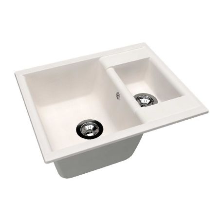 Кухонная мойка Dr. Gans АСТРА 25.065.D0620.401, белый, артикул 25.065.D0620.401