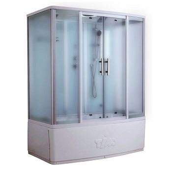 Душевая кабина (душевой бокс) Timo Standart Silver Fabric T-6670SF, 170x88x220