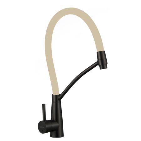 Смеситель для кухни с гибким изливом Fmark FS8255H-12, черный