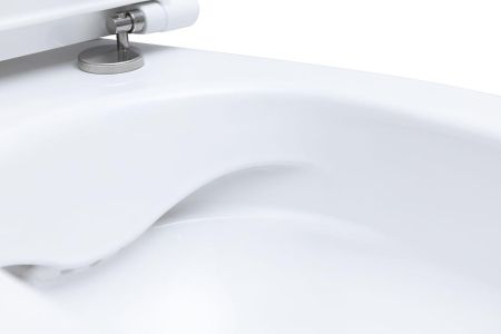 Чаша приставного унитаза Allen Brau Fantasy 4.11007.20 белый глянец, артикул 4.11007.20