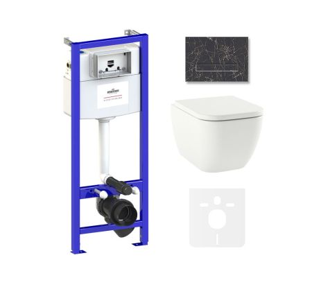 Комплект 6 в 1 Lavinia Boho One Rimless 75110116, премиум с каменной клавишей, артикул 75110116