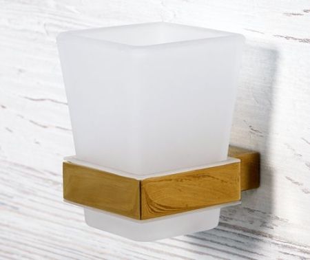 Стакан для зубных щеток WasserKRAFT Sauer K-7928 Золото глянцевое, артикул K-7928