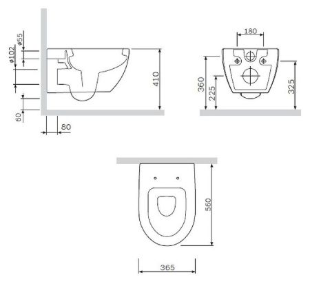 Комплект унитаза AM.PM Awe C111738SC с инсталляцией Grohe Rapid SL 38772001 с сиденьем Микролифт и клавишей смыва Хром, артикул C111738SC+38772001