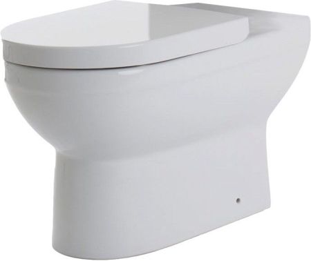 Чаша унитаза Bravat New Moon в комплекте с сидением микролифт (CX01014UW-P-RUS), артикул CX01014UW-P-RUS