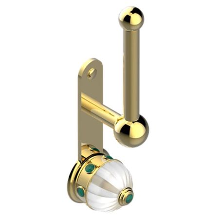 THG Amboise Malachite Держатель туалетной бумаги, подвесной, цвет: золото, артикул A1J-F01-542