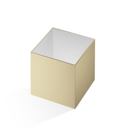 Decor Walther Cube DW 356 Баночка универсальная 13x13x14см, цвет: золото матовое, артикул 0846482