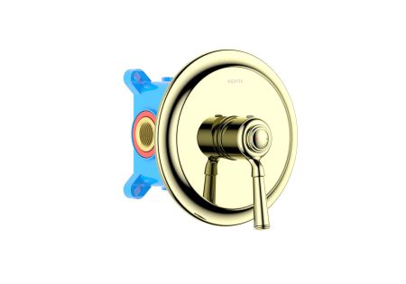 Смеситель для душа (внешняя и скрытая часть) AQUATEK, полир. золото AQ1566PG КЛАССИК, артикул AQ1566PG