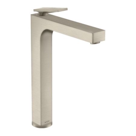 AX Citterio Смеситель для раковины 280,нез.слив,те, цвет шлифованный никель, артикул 39151820