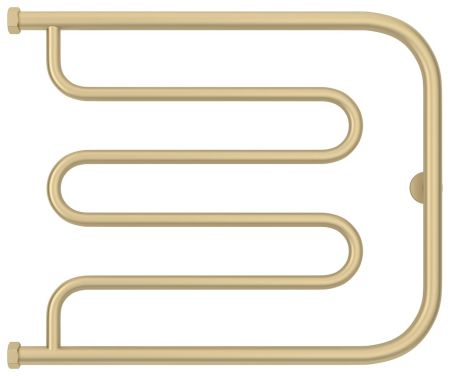 Полотенцесушитель водяной "Лира+" 500х650 Н. Г. 1" (Матовая шампань), артикул 022-4011-5065