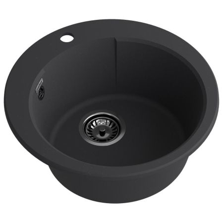 Кухонная мойка GranFest URBAN 649, черный, артикул 649 черный