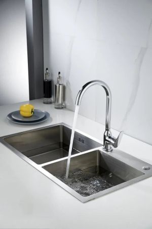 Смеситель для кухни Knotlor KN-51, хром, артикул KN-51