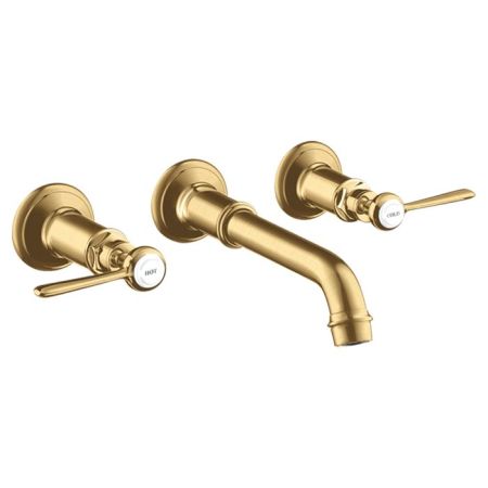 AX Montreux Смеситель для раковины, цвет шлифованное золото, артикул 16534250