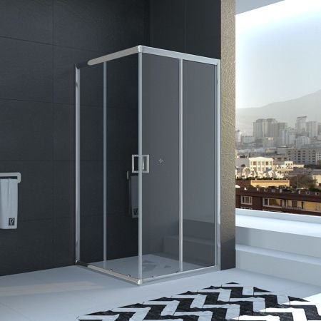 Душевой уголок Rovigo 80x80x195 Прозрачное хром RV11-80K-01-19C1, артикул RV11-80K-01-19C1