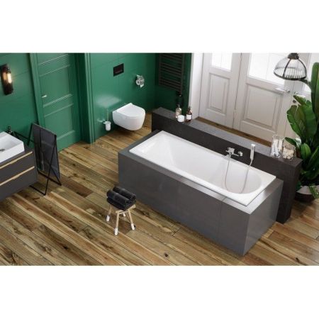 Ванна ACTIMA Aurum Slim 180x80 на каркасе, артикул WAAC.AUR18WHS