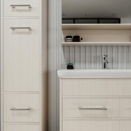 Зеркало Бриклаер ЧИЛИ 90 см, светлая лиственница, артикул 4627125414961