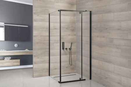 Душевой уголок Royal Bath  RB  HPVD-T-BL 100х90х200 (прозрачное), артикул RB9100HPVD-T-BL