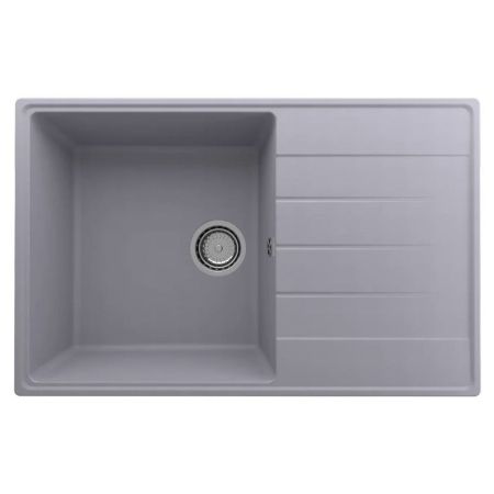 Кухонная мойка Ulgran Quartz Prima 780-05, бетон, артикул Prima 780-05
