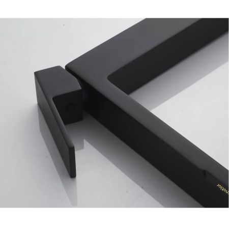 Смеситель для раковины высокий Knotlor KN-24/BL, черный, артикул KN-24/BL