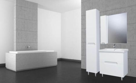 Зеркало со шкафом Bellezza Андрэа 65 4619010002018 L Белое