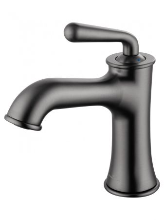 Смеситель для раковины WONZON & WOGHAND STEAM, Темный графит (WW-88139008-BGM), артикул WW-88139008-BGM