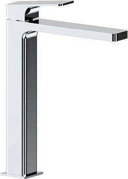 AQG Delta, высокий однорычажный смеситель для раковины без донного клапана, цвет хром