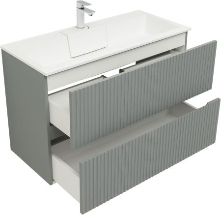 Тумба под раковину Aquanet Джейн 100 мисти грин, артикул 00313320