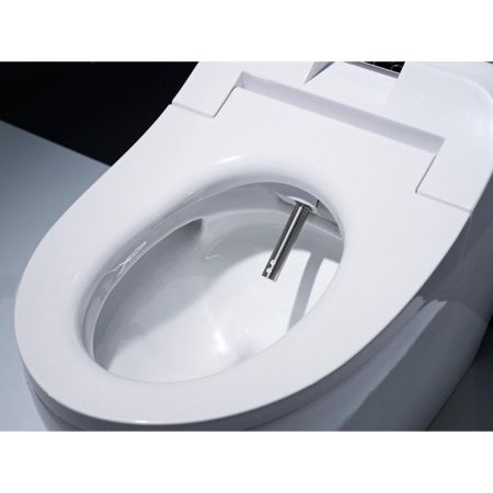 Электронный приставной унитаз-биде  TIMO TE-721, белый, артикул TE-721