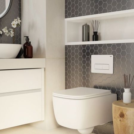 Клавиша смыва Iddis Unifix UNI10W0i77 Белый, артикул UNI10W0i77