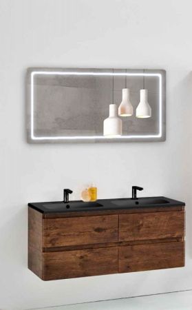 Тумба под раковину Vincea Alba VMC-1A120RW подвесная R.Wood, артикул VMC-1A120RW