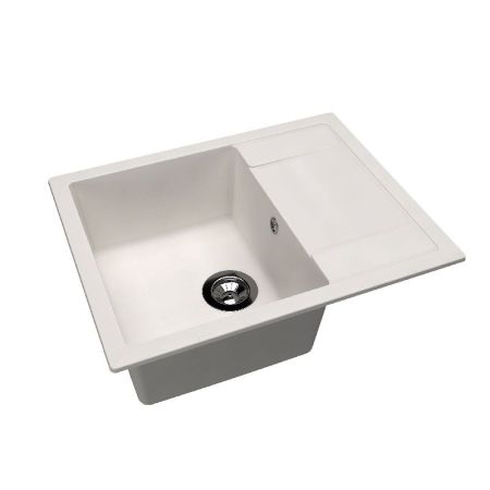 Кухонная мойка Dr. Gans ТЕХНО 25.030.C0650.401, белый, артикул 25.030.C0650.401