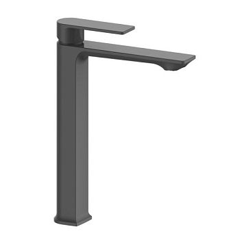 Смеситель для раковины высокий Voda NV25MGM, оружейная сталь