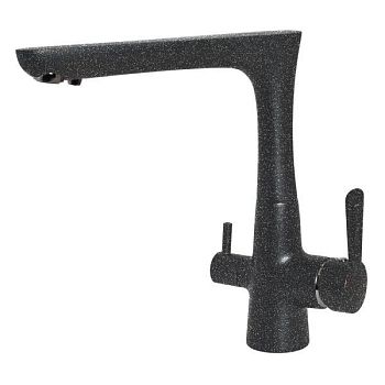 Смеситель для кухни с подключением фильтра GranFest 3223, графит