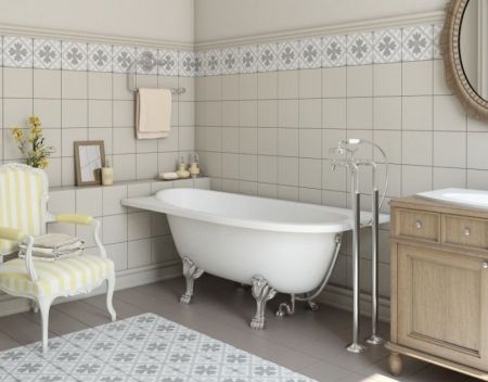 Ванна из искусственного камня Эстет Венеция 170x80 L Белая, артикул ФР-00001848