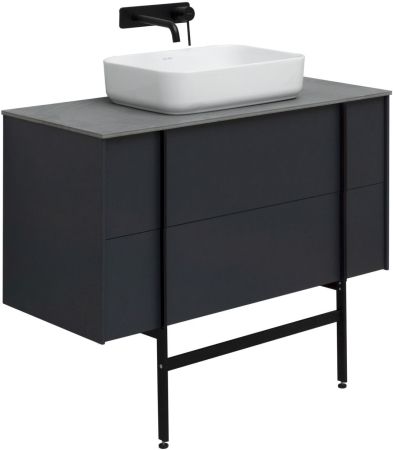 Тумба под раковину Allen Brau Reality 100 1.32007.AM антрацит матовый, артикул 1.32007.AM