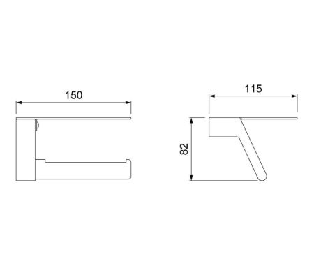 Держатель туалетной бумаги Timo Selene 10043/00 Хром, артикул 10043/00