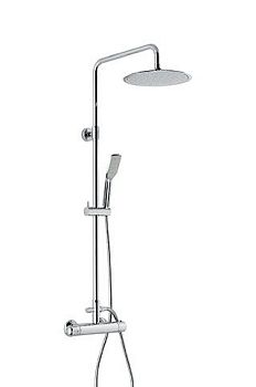 Душевая колонна 930586 с термостатом, цвет хром