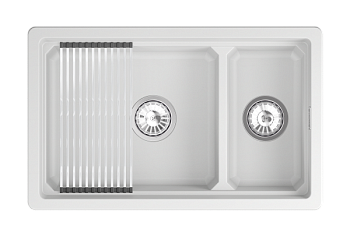 Кухонная мойка GRANULA кварц (7304iU, АРКТИК)