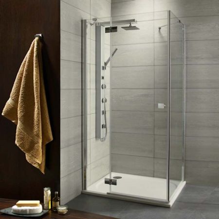 Душевой уголок Radaway Almatea KDJ 90x80 L профиль Хром стекло прозрачное, артикул 32148-01-01NL