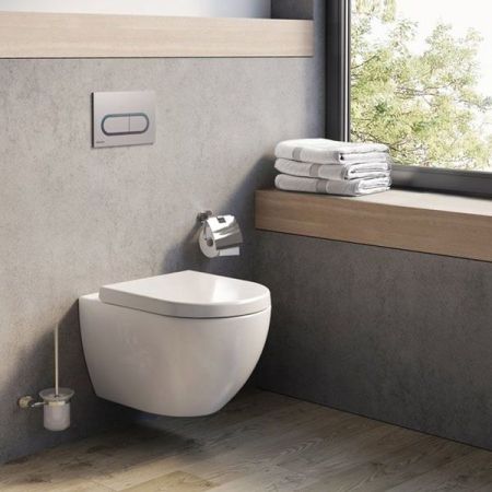 Унитаз подвесной RAVAK UNI X01516 гор. вып. 51*35,3 (белый), шт