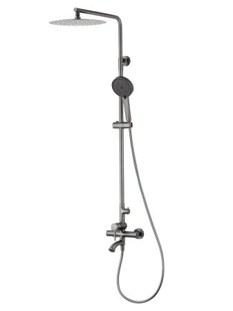 Душевая система WONZON & WOGHAND TOR, Темный графит (WW-88047073-BGM), артикул WW-88047073-BGM