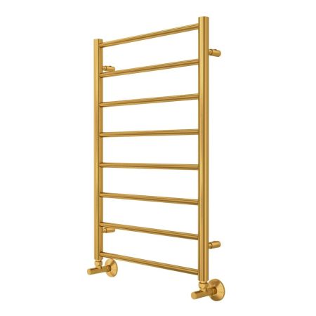 Полотенцесушитель водяной Terminus Аврора П8 50х80, брашированное золото, артикул 4670078566263
