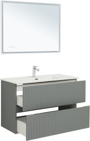 Тумба под раковину Aquanet Джейн 100 мисти грин, артикул 00313320