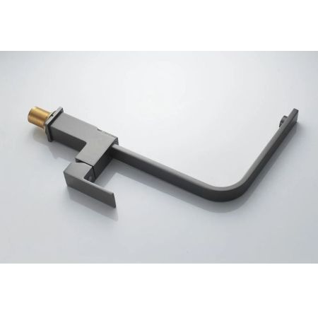 Смеситель для кухни Knotlor KN-21/GM, вороненая сталь, артикул KN-21/GM