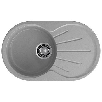 Кухонная мойка GranFest RONDO 750L, серый