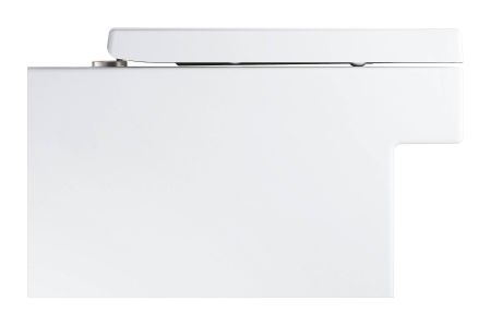 Унитаз подвесной безободковый GROHE Cube Ceramic с сиденьем с микролифтом (NW0038)