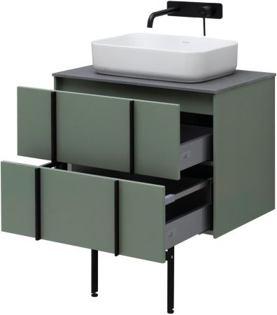 Тумба под раковину Allen Brau Reality 70 1.32004.CGM олива матовый