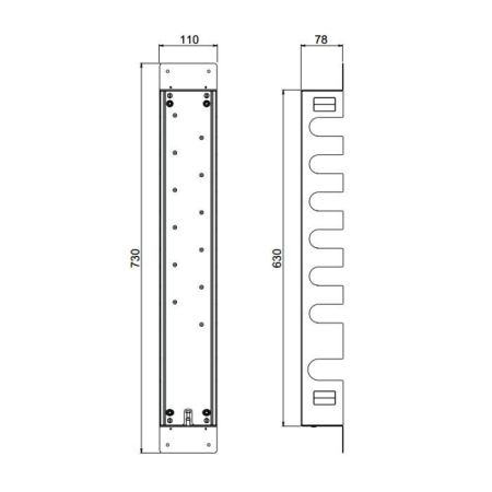 Комплект, Carimali, для легкого монтажа, для 6-позиционного термостатического смесителя с высоким напором, артикул KIT00060